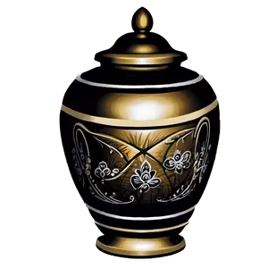 Hand-painted Urn PNG Yyy4 PNG