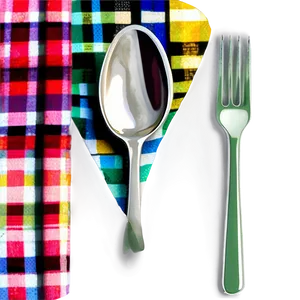 Hand Painted Utensils Art PNG 36 PNG