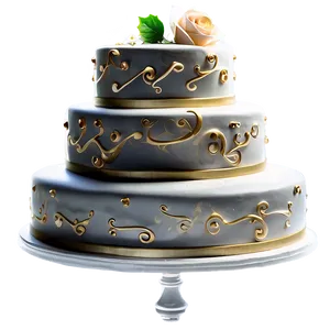 Hand-painted Wedding Cake Png 63 PNG image