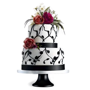 Hand-painted Wedding Cake PNG Qwl PNG