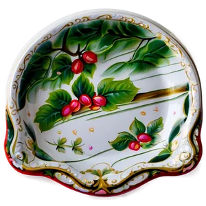 Hand-painted White Plate PNG Scv PNG