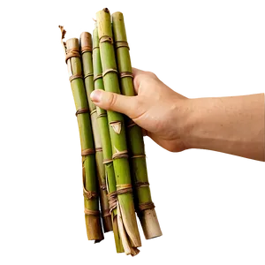 Hand-peeled Sugarcane Stick Png 13 PNG image