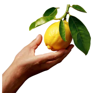 Hand-picked Lemon PNG 05042024