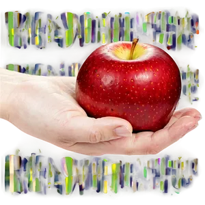 Hand-picked Red Apple Png Kmd PNG image