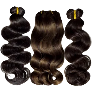 Hand-tied Hair Bundles PNG Vyv PNG