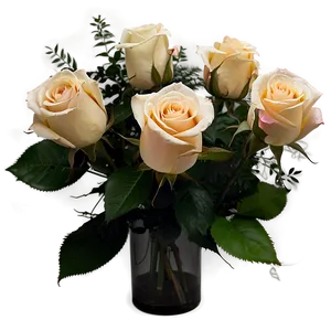 Hand-tied Roses Bouquet Png 06212024 PNG image