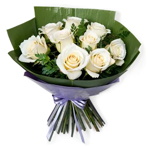 Hand-tied Roses Bouquet Png 58 PNG image