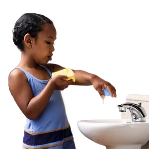 Hand Washing Before Eating Png Qos PNG image