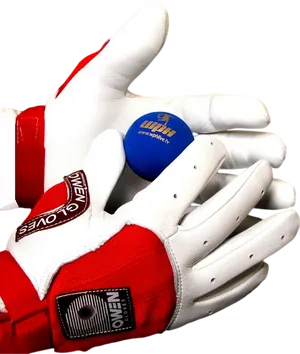 Handball_ Goalie_ Gloves_ Holding_ Ball PNG image