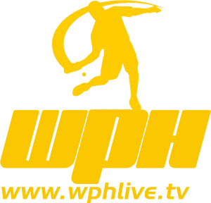 Handball_ Player_ Silhouette_ W P H Live_ Logo PNG image
