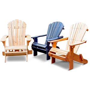 Handcrafted Adirondack Chair PNG 06292024