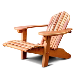 Handcrafted Adirondack Chair PNG Ubf