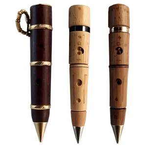 Handcrafted Bamboo Pen PNG Rdt38 PNG
