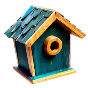 Handcrafted Birdhouse PNG Gdi57 PNG