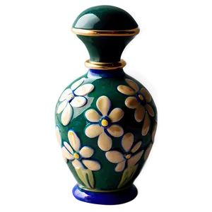 Handcrafted Ceramic Perfume Bottle Png Fev PNG image