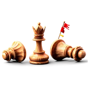 Handcrafted Chess Pieces Art PNG 46