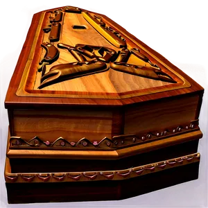 Handcrafted Coffin Png 13 PNG image
