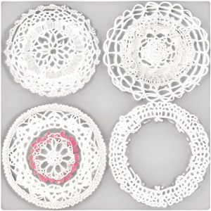 Handcrafted Doily Selection PNG 96 PNG