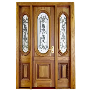 Handcrafted Door With Glass PNG 88 PNG