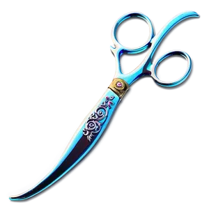 Handcrafted Hairdresser Scissors Png 42 PNG image