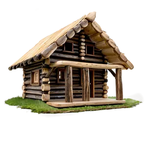 Handcrafted Log Cabin PNG 05242024