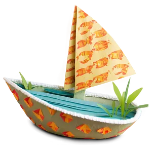 Handcrafted Paper Boat Collection Png Apf43 PNG image