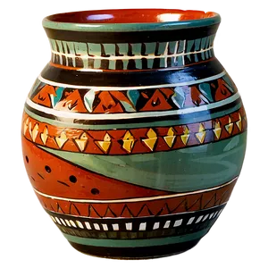 Handcrafted Pottery Designs Png 06132024 PNG image