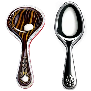 Handcrafted Pottery Spoon PNG 05252024 PNG