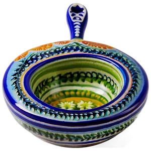 Handcrafted Pottery Spoon PNG 05252024 PNG