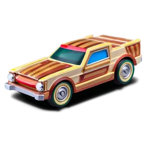 Handcrafted Toy Car PNG Bky55 PNG