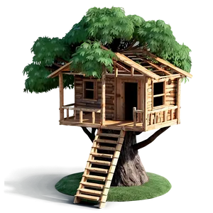 Handcrafted Treehouse Models Png 92 PNG image