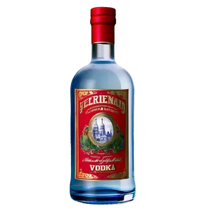 Handcrafted Vodka Bottle PNG 83