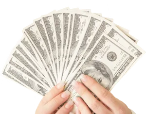 Handfulof Cash PNG image