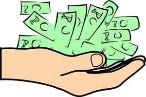 Handfulof Cash Illustration