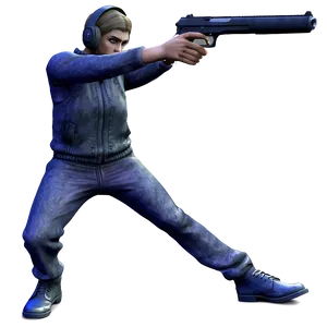 Handgun Aim Ready Png Lpa PNG image