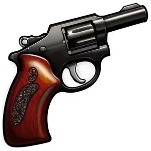 "handgun Silhouette PNG: Classic Icon" 04302024