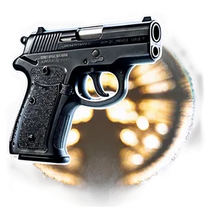 "handgun Silhouette PNG: Classic Icon" Hft