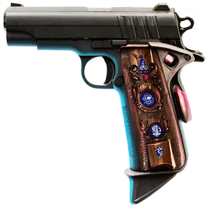 Handgun Transparent Side View PNG Gdd PNG