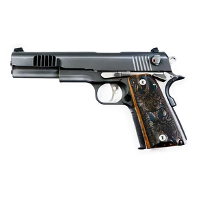 Handgun Transparent Side View PNG Obt PNG