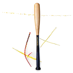 Handheld Baseball Bat PNG 34