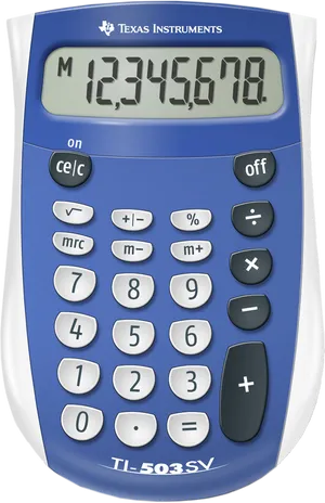 Handheld Calculator Texas Instruments PNG image