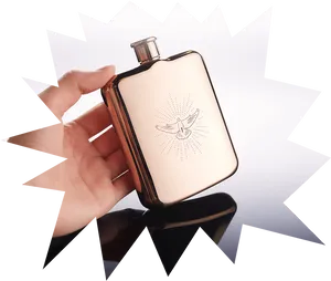 Handheld Copper Flask PNG