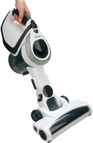 Handheld Cordless Vacuum Cleaner Demonstration PNG image