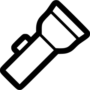 Handheld Flashlight Icon