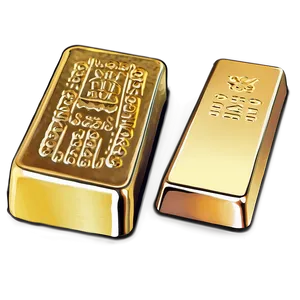 Handheld Gold Ingot PNG Tiy51