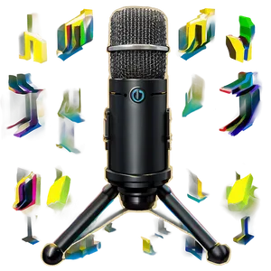 Handheld Podcast Microphone Png 3 PNG image