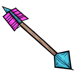 Handmade Arrow Illustration Png 06122024 PNG image