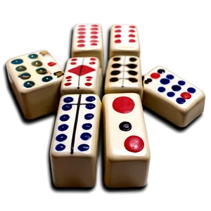 Handmade Ceramic Dominoes PNG 06122024
