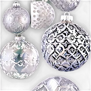 Handmade Christmas Ornaments PNG 05252024