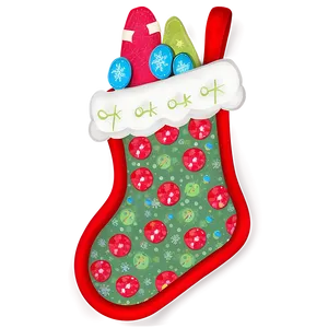 Handmade Christmas Stockings Png 2 PNG image